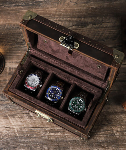 3-Slot Watch Box