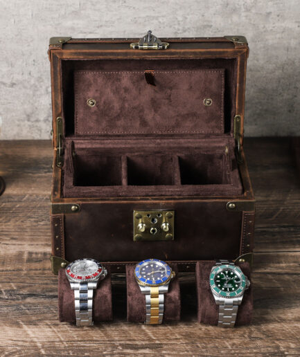 3-Slot Watch Box