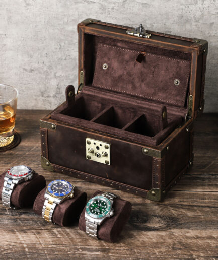 3-Slot Watch Box